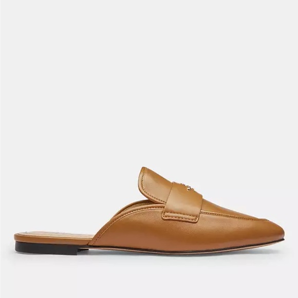 Coach Samie Slide in Light Saddle - Picture 2 of 5